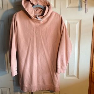 Aritzia Babaton The Group Hooded 100% Cotton Long Sleeve Pullover size medium